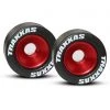 Traxxas Red Aluminum Wheelie Bar Wheels with Rubber Tires -Cars & Trucks Sales TRA5186 2 47786.1562582287