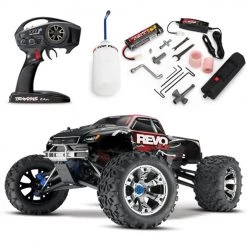 Traxxas Revo 3.3 Nitro 4WD RC Monster Truck w/TSM & Telemetry Blue