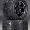 Traxxas Gemini Black Chrome Wheels w/Talon Tires (17mm hex) -Cars & Trucks Sales TRA5374X 2 56419.1562584088
