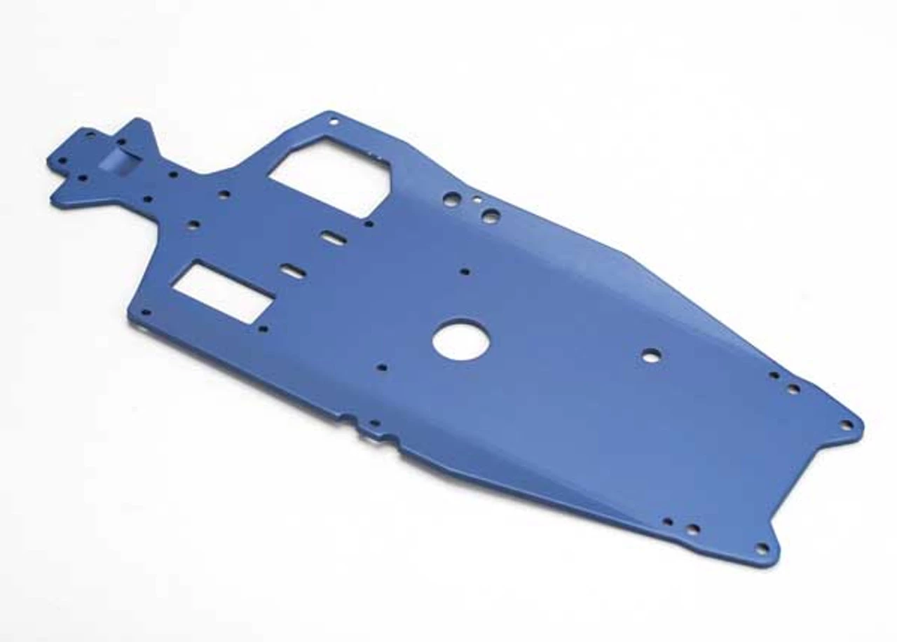 Traxxas 3mm Chassis, 6061 T-6 Aluminum (Blue): Jato 2 Traxxas 3mm Chassis, 6061 T-6 Aluminum (Blue): Jato