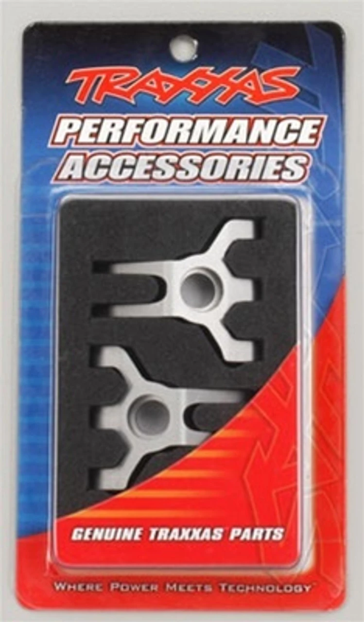 Traxxas Aluminum Stub Axle Carriers (Titanium Anodized): Jato 3 Traxxas Aluminum Stub Axle Carriers (Titanium Anodized): Jato