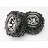 Traxxas Geode Chrome Wheels with Canyon Tires (2) Summit -Cars & Trucks Sales TRA5673 2 43729.1562583279