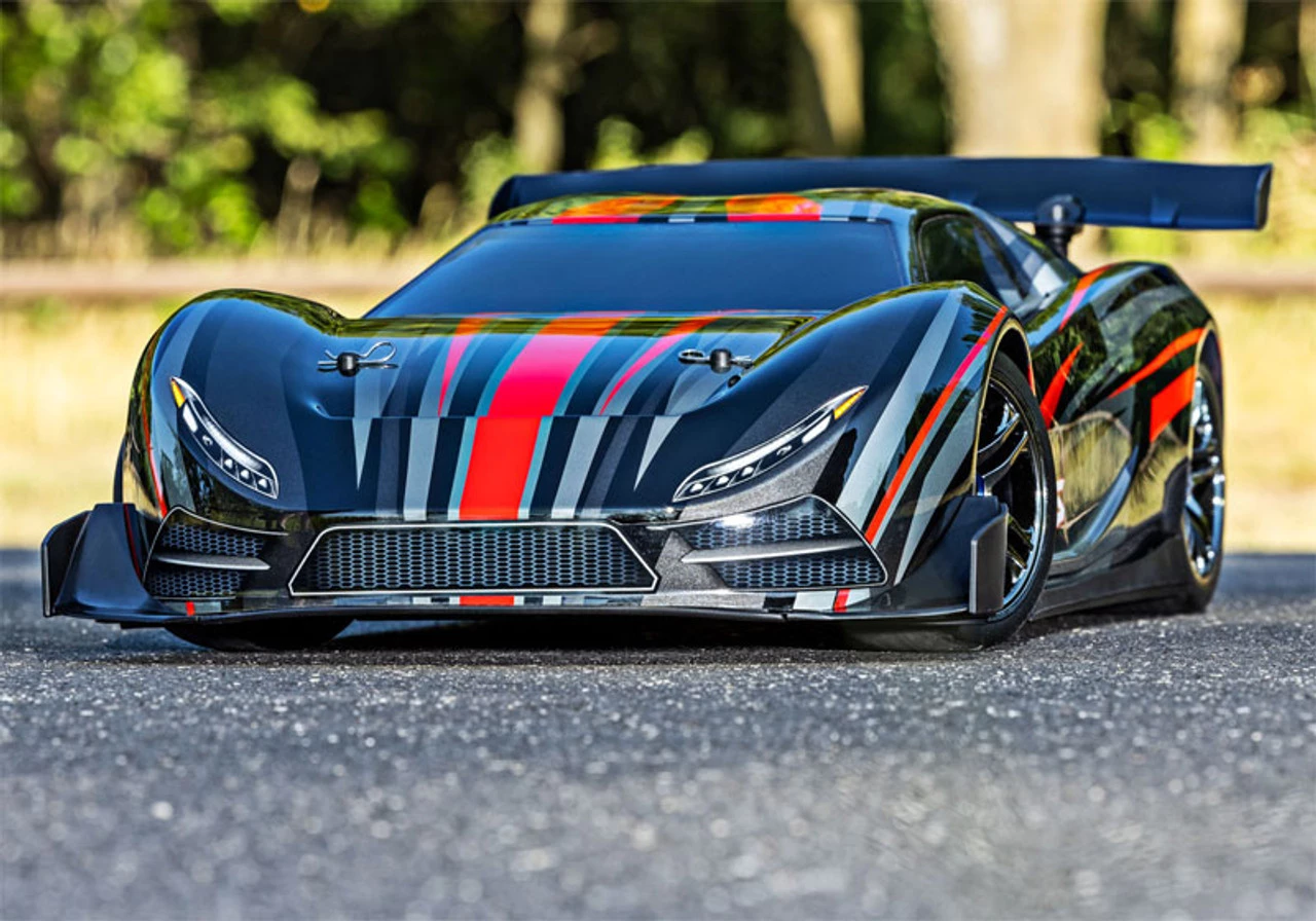Traxxas XO-1 AWD 1/7 Scale RTR RC Supercar w/TSM & Wireless Module Bluex 4 Traxxas XO-1 AWD 1/7 Scale RTR RC Supercar w/TSM & Wireless Module Bluex - Image 2