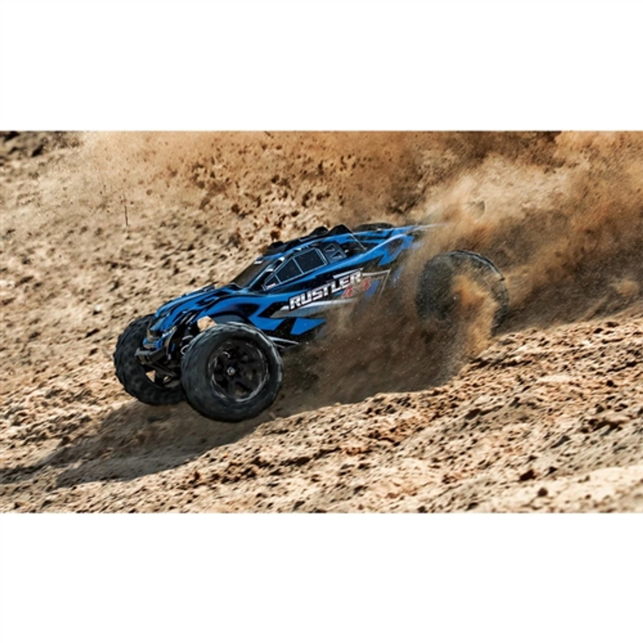 Traxxas Rustler 4x4 Brushed RTR Stadium Truck w/Battery & Quick Charger Blue 7 Traxxas Rustler 4x4 Brushed RTR Stadium Truck w/Battery & Quick Charger Blue - Image 5