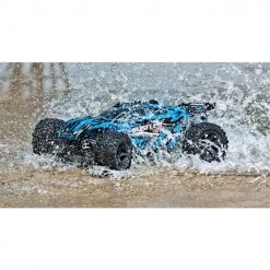 Traxxas Rustler 4x4 Brushed RTR Stadium Truck w/Battery & Quick Charger Blue 17 Traxxas Rustler 4x4 Brushed RTR Stadium Truck w/Battery & Quick Charger Blue -Cars & Trucks Sales TRA67064 1 7 03131.1593283719