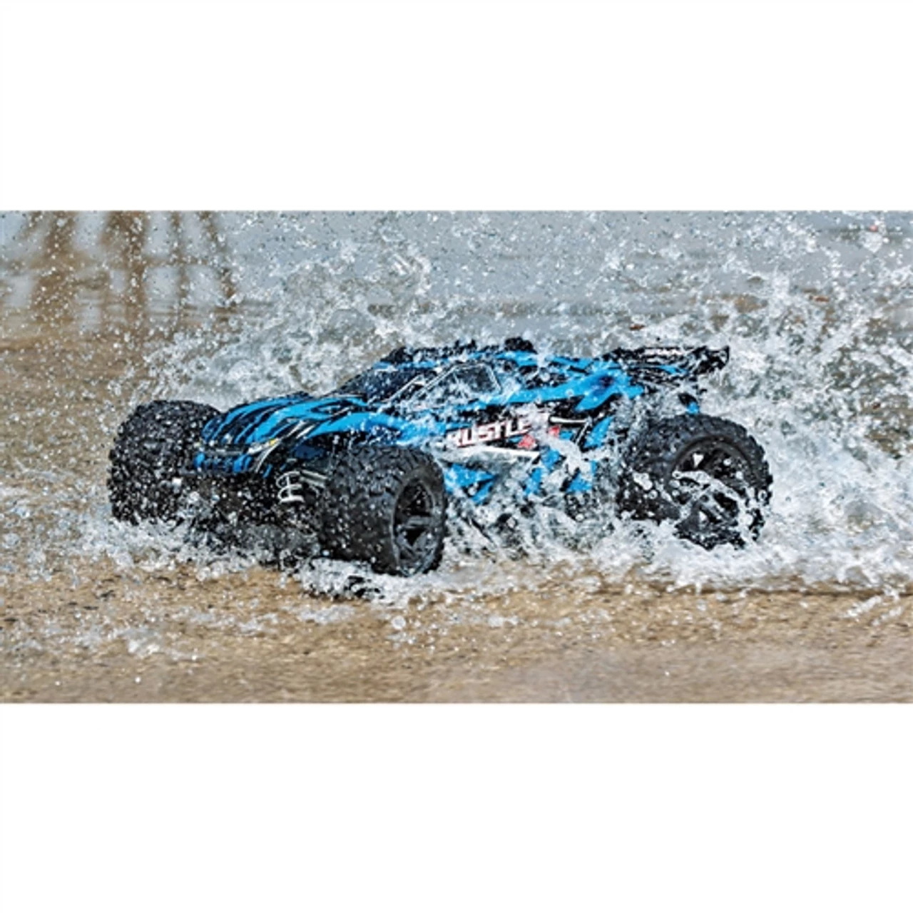 Traxxas Rustler 4x4 Brushed RTR Stadium Truck w/Battery & Quick Charger Blue 8 Traxxas Rustler 4x4 Brushed RTR Stadium Truck w/Battery & Quick Charger Blue - Image 6