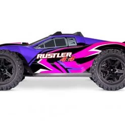 Traxxas Rustler 4x4 XL-5 Brushed RTR Stadium Truck w/Battery & DC Charger w/ LED LIGHTS Orange -Cars & Trucks Sales TRA67064 61 13 46418.1653081170