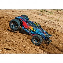 Traxxas Rustler 4x4 VXL RTR Truck & 60+MPH 3S LiPo Combo Blue -Cars & Trucks Sales TRA67076 4 C3 9 42484.1562672499