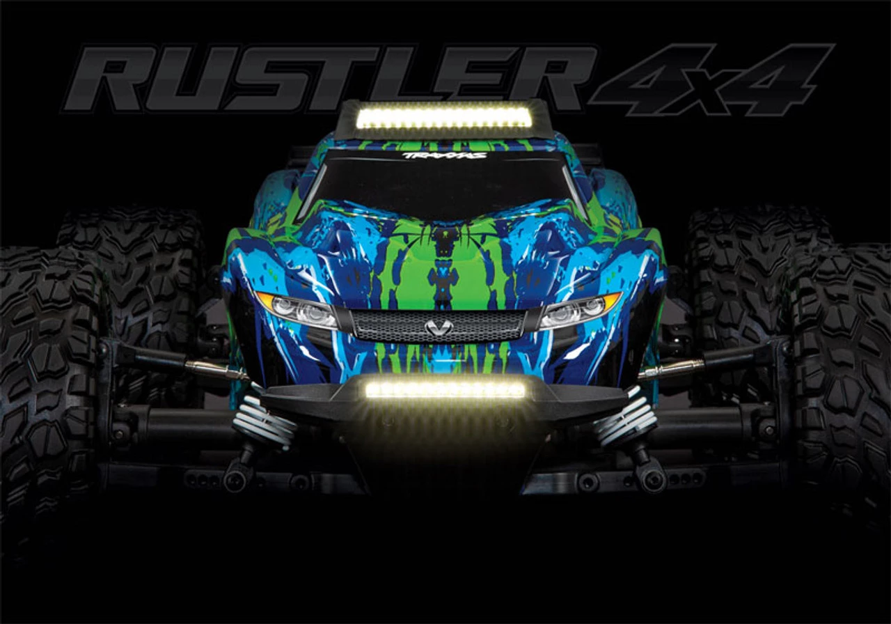 Traxxas Rustler 4x4 Complete LED Light Set w/Bumper & Roof Skid, Power Supply & Power Tap 5 Traxxas Rustler 4x4 Complete LED Light Set w/Bumper & Roof Skid, Power Supply & Power Tap - Image 3