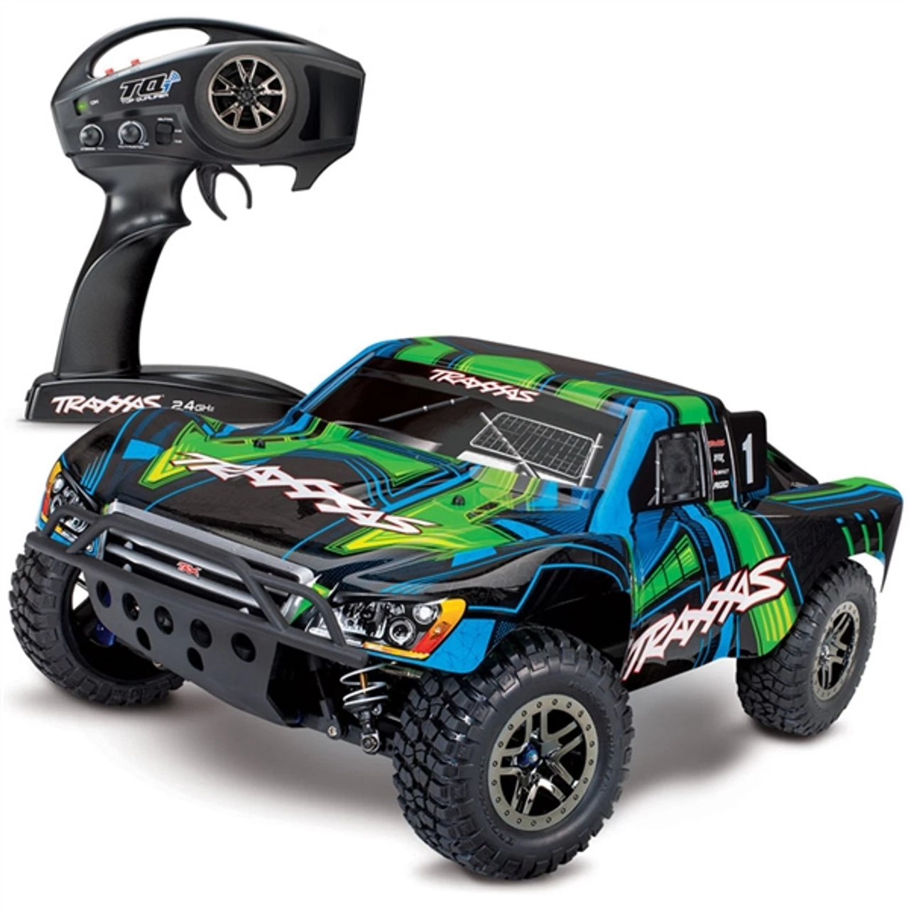 Traxxas Slash 4x4 Ultimate Short Course Truck w/TQi & Telemetry Green 3 Traxxas Slash 4x4 Ultimate Short Course Truck w/TQi & Telemetry Green