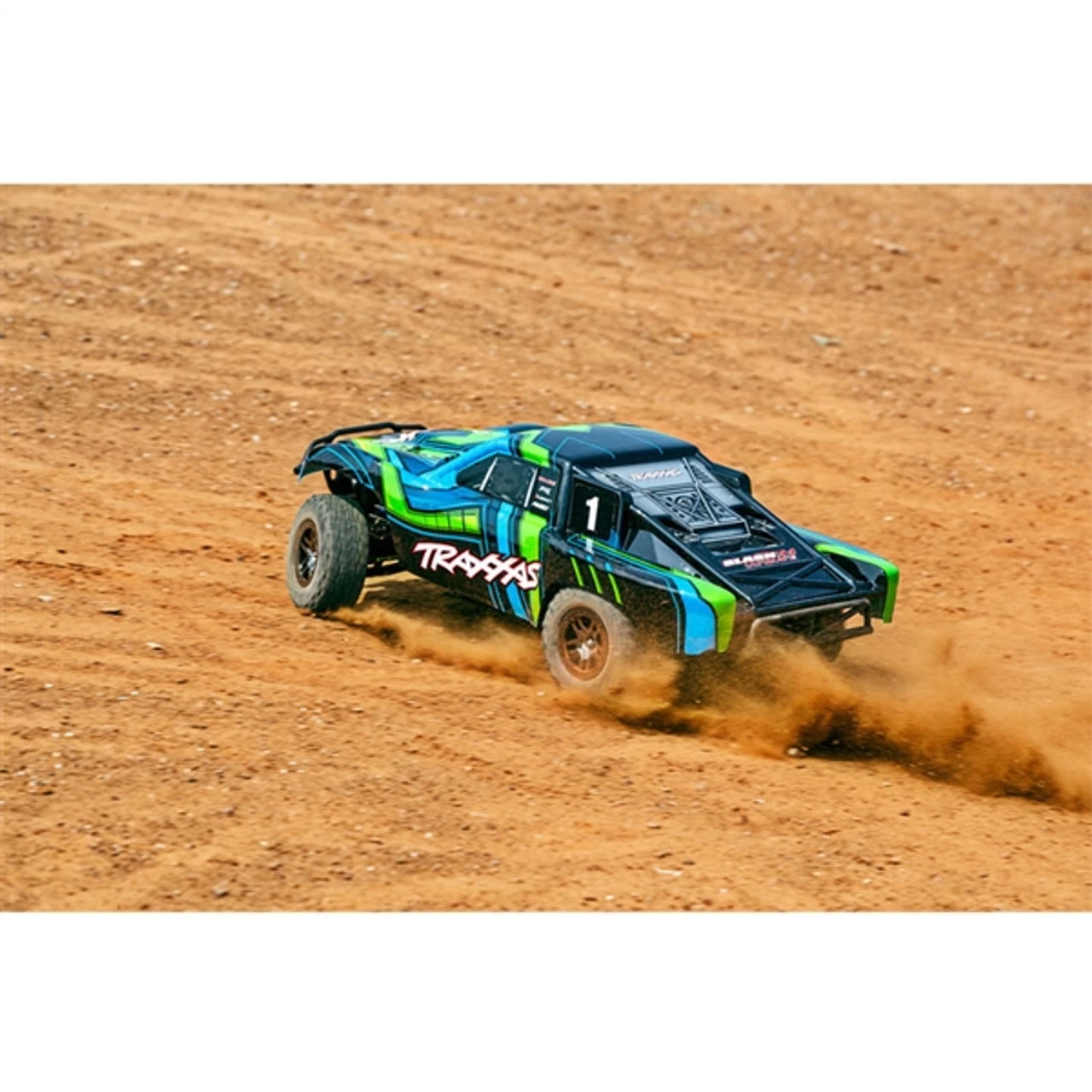 Traxxas Slash 4x4 Ultimate Short Course Truck w/TQi & Telemetry Green 6 Traxxas Slash 4x4 Ultimate Short Course Truck w/TQi & Telemetry Green - Image 4