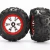Traxxas 1/16 Summit Geode Wheels (Red) & Canyon AT Tires -Cars & Trucks Sales TRA7272 2 13079.1562595515