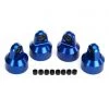 Traxxas X-Maxx Blue Aluminum GTX Shock Caps & Spacers