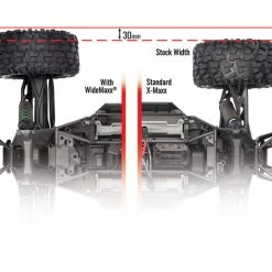 Traxxas X-Maxx Blue WideMaxx Suspension kit - Includes Front & Rear Suspension Arms, Front Toe Links, Driveshafts, Shock Springs -Cars & Trucks Sales TRA7895 2 04380.1643739295