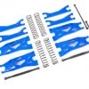 Traxxas X-Maxx Blue WideMaxx Suspension kit - Includes Front & Rear Suspension Arms, Front Toe Links, Driveshafts, Shock Springs -Cars & Trucks Sales TRA7895X 69242.1643739295