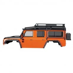 Traxxas TRX-4 Land Rover Defender Adventure Orange Body w/ExoCage, Inner Fenders, Fuel Canisters & Jack -Cars & Trucks Sales TRA8011A 4 40028.1562669878