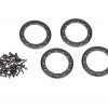 Traxxas Black Aluminum 2.2" Beadlock Rings (4) w/2x10 Capscrews (48) -Cars & Trucks Sales TRA8168T 2 10476.1562669977