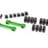 Traxxas 4-Tec 2.0 Green Aluminum Suspension Arm Mounts w/Hinge Pin Retainers & Inserts -Cars & Trucks Sales TRA8334G 2 01363.1562668029