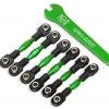 Traxxas 4-Tec 2.0 Green Aluminum Camber Link & Toe Link Turnbuckles w/Wrench -Cars & Trucks Sales TRA8341G 2 30157.1562668034