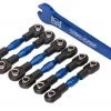 Traxxas 4-Tec 2.0 Blue Aluminum Camber Link & Toe Link Turnbuckles w/Wrench