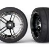Traxxas 4-Tec 2.0 Extra Wide Rear Response 1.9 Tires on Black Chrome Wheels (2) -Cars & Trucks Sales TRA8374 2 34843.1562662726