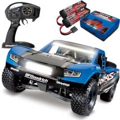 Traxxas Unlimited Desert Racer 4WD Brushless w/LEDs 6S 50+MPH Batt & Charger COMBO Rigid