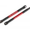 Traxxas E-Revo 2.0 VXL Red Aluminum Heavy Duty Push Rods Assembled w/Rod Ends (2)