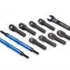Traxxas E-Revo 2.0 Blue 7075-T6 Aluminum TUBES Toe Links w/Rod Ends, Hollow Balls & Wrench -Cars & Trucks Sales TRA8638X 09095.1572830625