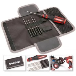 Traxxas Speed Bit Master Set 7-Pc Metric Hex Driver Set 1/4" Drive with Handle & Pouch -Cars & Trucks Sales TRA8711 1 26489.1571880205