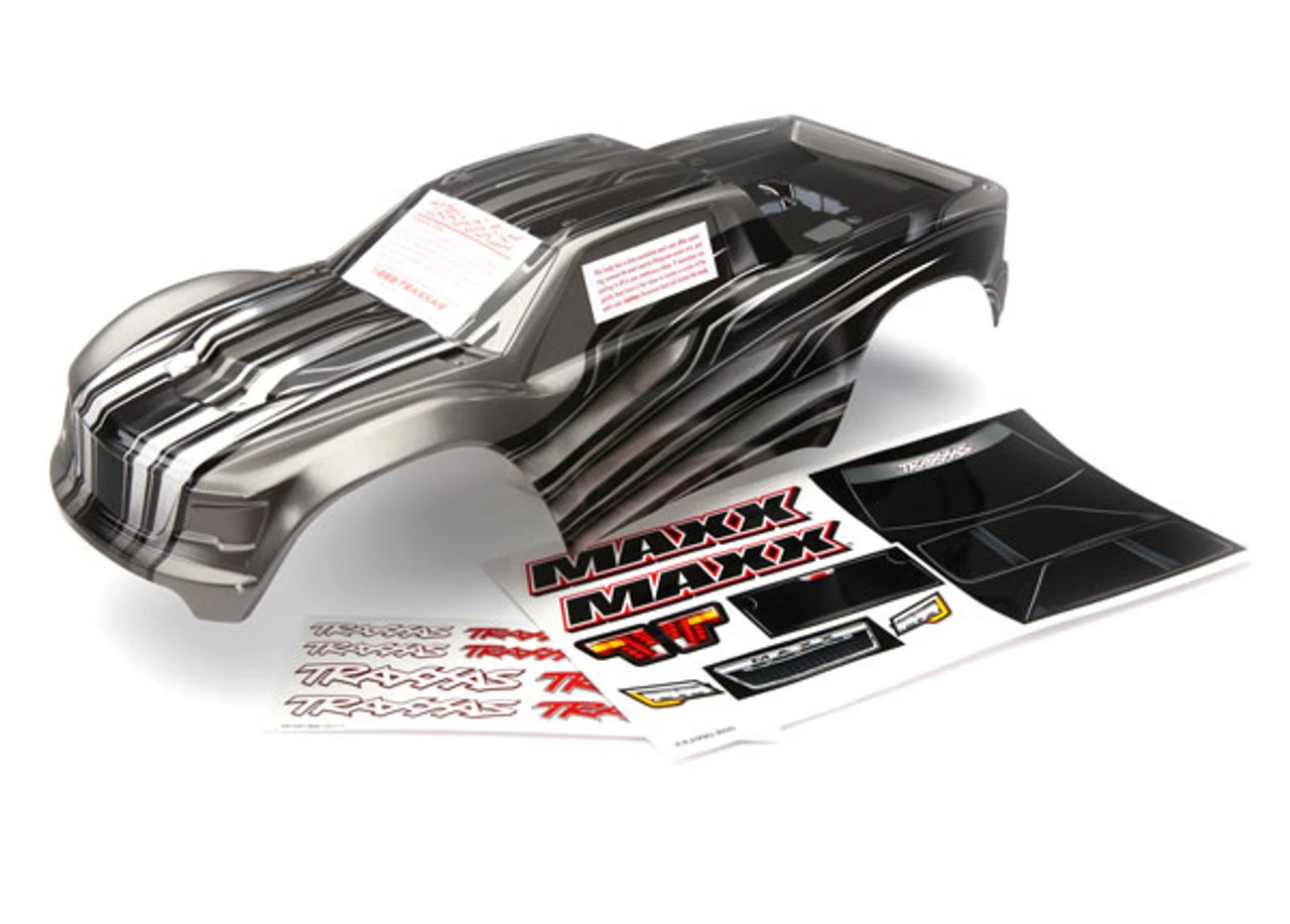Traxxas Maxx ProGraphix Body w/Decals - Graphics are printed, Requires paint & final color application 3 Traxxas Maxx ProGraphix Body w/Decals - Graphics are printed, Requires paint & final color application