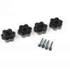 Traxxas Maxx Black Aluminum Hex Wheel Hubs (4) & 4x13mm Screw Pins (4) -Cars & Trucks Sales TRA8956A 82587.1602640359