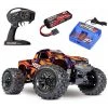 Traxxas Hoss 4x4 VXL Brushless Monster Truck RTR 3S LiPo Combo Orange -Cars & Trucks Sales TRA90076 4 ORNG C1 06720.1601342898