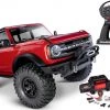 Traxxas TRX-4 2021 Ford Bronco 4WD RTR Crawler Trail Truck: W/FREE WINCH KIT #8855 Shadow Black -Cars & Trucks Sales TRA92076 4 WINCHCOMBO RED 1 36141.1657127797