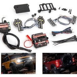 Traxxas 2021 TRX-4 Ford Bronco Pro Scale Complete LED Light Set - Power Module, Headlights, Tail lights, & Distribution block -Cars & Trucks Sales TRA9290 93964.1647461875