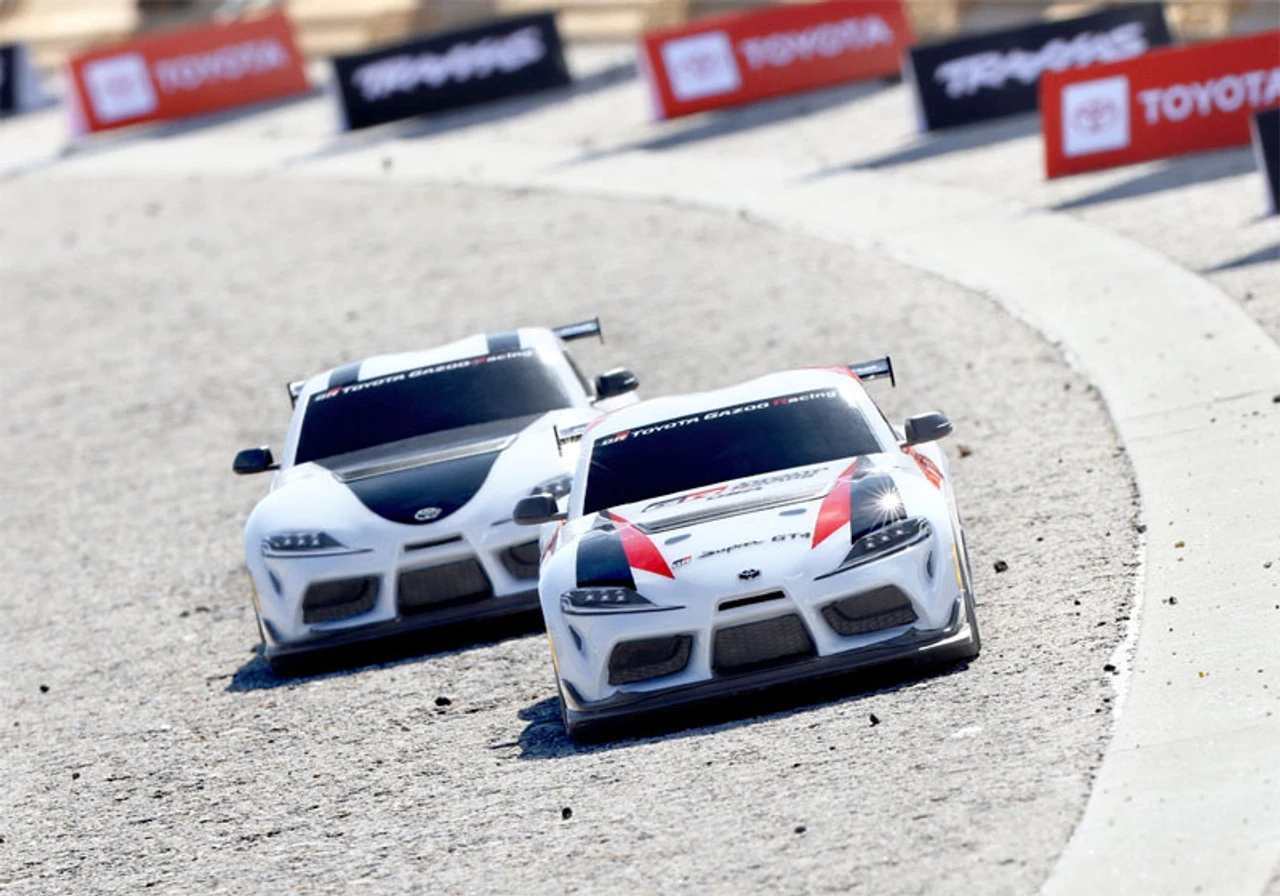 Traxxas Toyota GR Supra GT4: 1/10 Scale AWD Supercar White 10 Traxxas Toyota GR Supra GT4: 1/10 Scale AWD Supercar White - Image 8