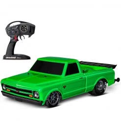 Traxxas Drag Slash 1/10 2WD Brushless 1967 Chevy C10 Drag Racing Truck Wht