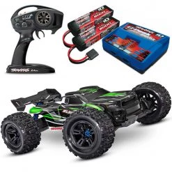 Traxxas Sledge 6S 4WD Brushless RTR Monster Truck w/6S LiPo & Dual Charger Combo Red
