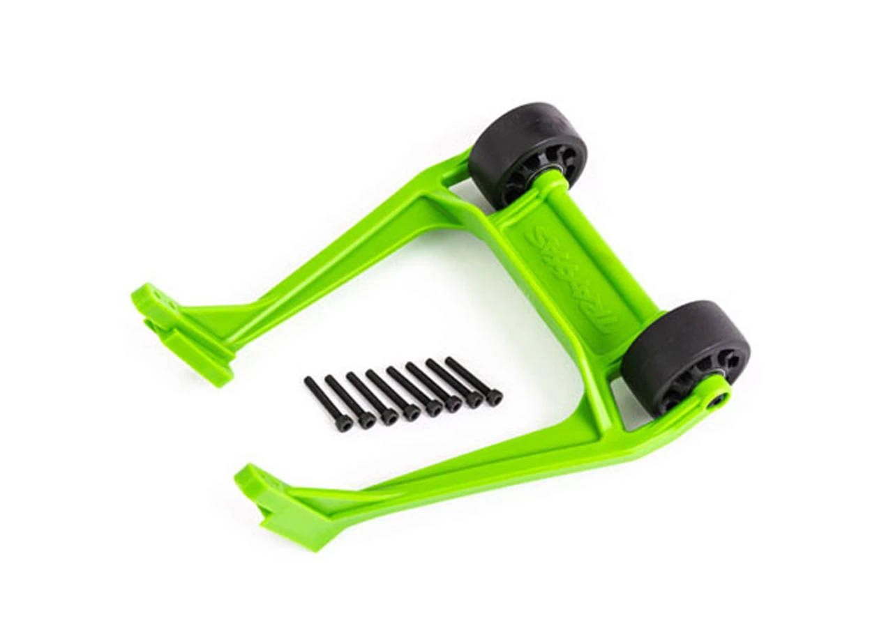 Traxxas Wheelie Bar (Green): Sledge 3 Traxxas Wheelie Bar (Green): Sledge