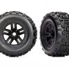 Traxxas Sledgehammer Tires assembled, 3.8' Black Wheels with Foam Inserts -Cars & Trucks Sales TRA9672 82129.1649970259