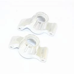 GPM Racing GPM Silver Aluminum Rear Stub Axle Carriers for Maxx 4S
