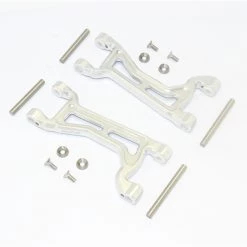 GPM Racing GPM Silver Aluminum Upper Fr/Rr Suspension Arms for Maxx 4S