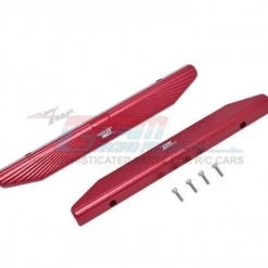 GPM Racing GPM Aluminum Chassis Nerf Bars (Longer Version) (Red)