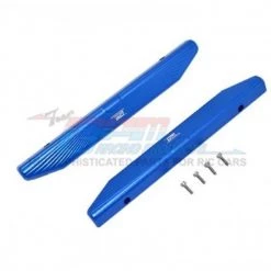 GPM Racing GPM Aluminum Chassis Nerf Bars (Longer Version) (Blue)