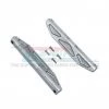 GPM Racing GPM Aluminum Nerf Bars Set w/ Silver Inlay For Hoss 4x4 (Gray Silver) -Cars & Trucks Sales b hs014x SUB 4 33992.1659075670