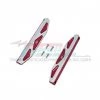 GPM Racing GPM Aluminum Nerf Bars Set, Silver Inlay "A", For Hoss 4x4 (Red) -Cars & Trucks Sales b hs014xa SUB 6 1 88582.1659074637