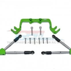 GPM Racing GPM Aluminum Hoss 4x4 Front Tie Rods With Stabilizer For C Hub (Green)