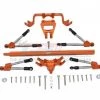 GPM Racing GPM Aluminum Hoss 4x4 Front and Rear Tie Rods w/ Stabilizer and Center Brace (Orange) -Cars & Trucks Sales b hs049fr25 SUB 5 92463.1659220735