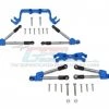 GPM Racing GPM Aluminum Hoss 4x4 Front and Rear Tie Rods w/ Stabilizer (Blue) -Cars & Trucks Sales b hs049fr SUB 1 33584.1659221147