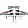GPM Racing GPM Aluminum Hoss 4x4 Rear Tie Rods With Stabilizer (Gray Silver)