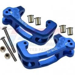 GPM Racing GPM Aluminum Front C-Hubs for Sledge (Blue)